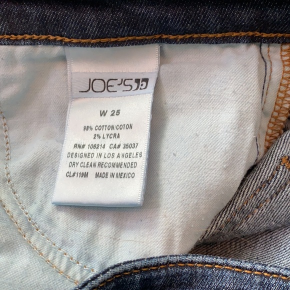 Joe's jeans woman's crop and rolled jeans sz 25, EUC - Picture 5 of 6